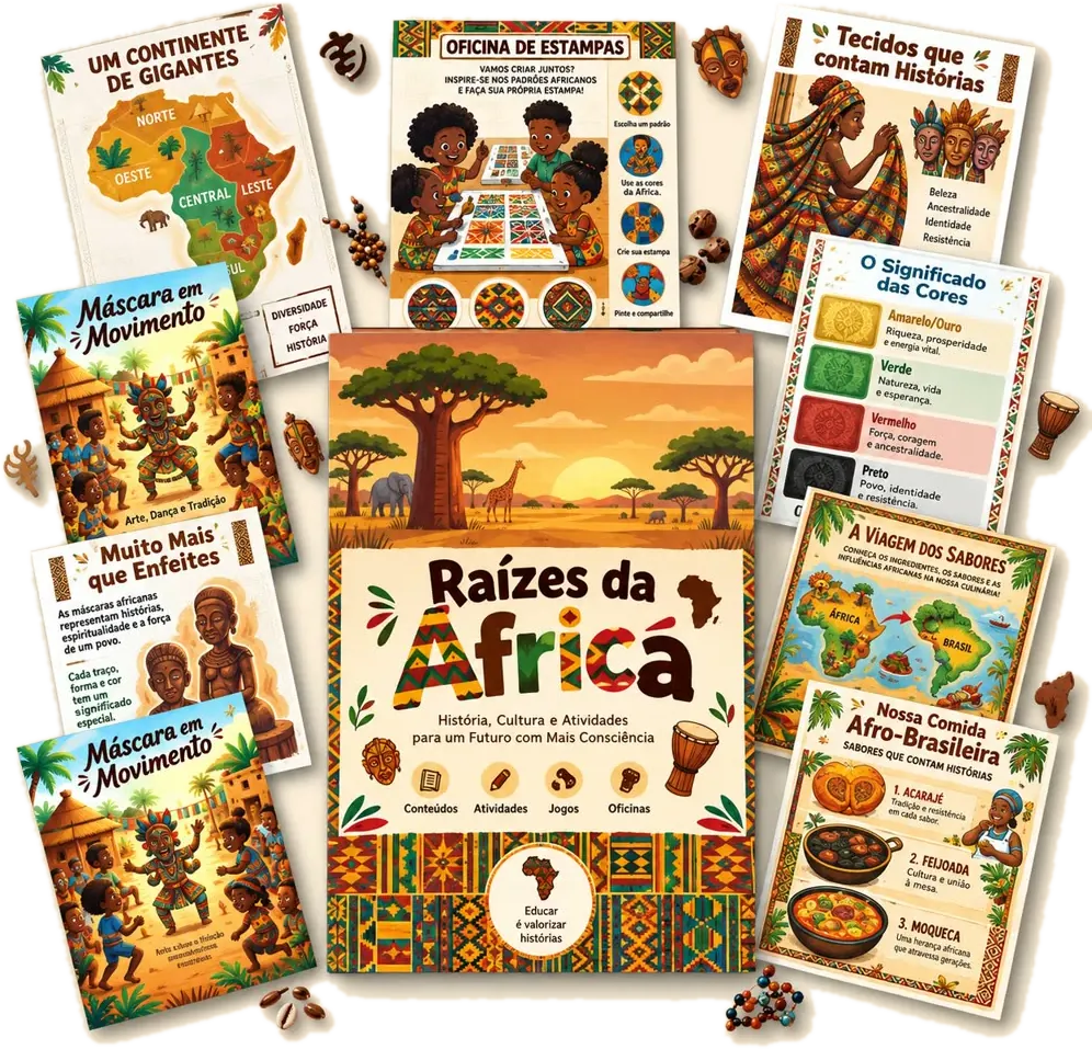+100 Páginas Ilustradas da Consciência Negra
